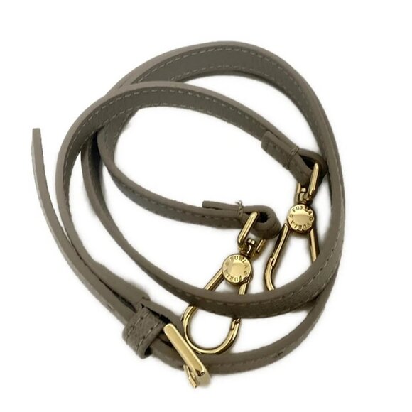 FURLA Piper - Gray Beige Leather Handbag - Picture 8 of 9